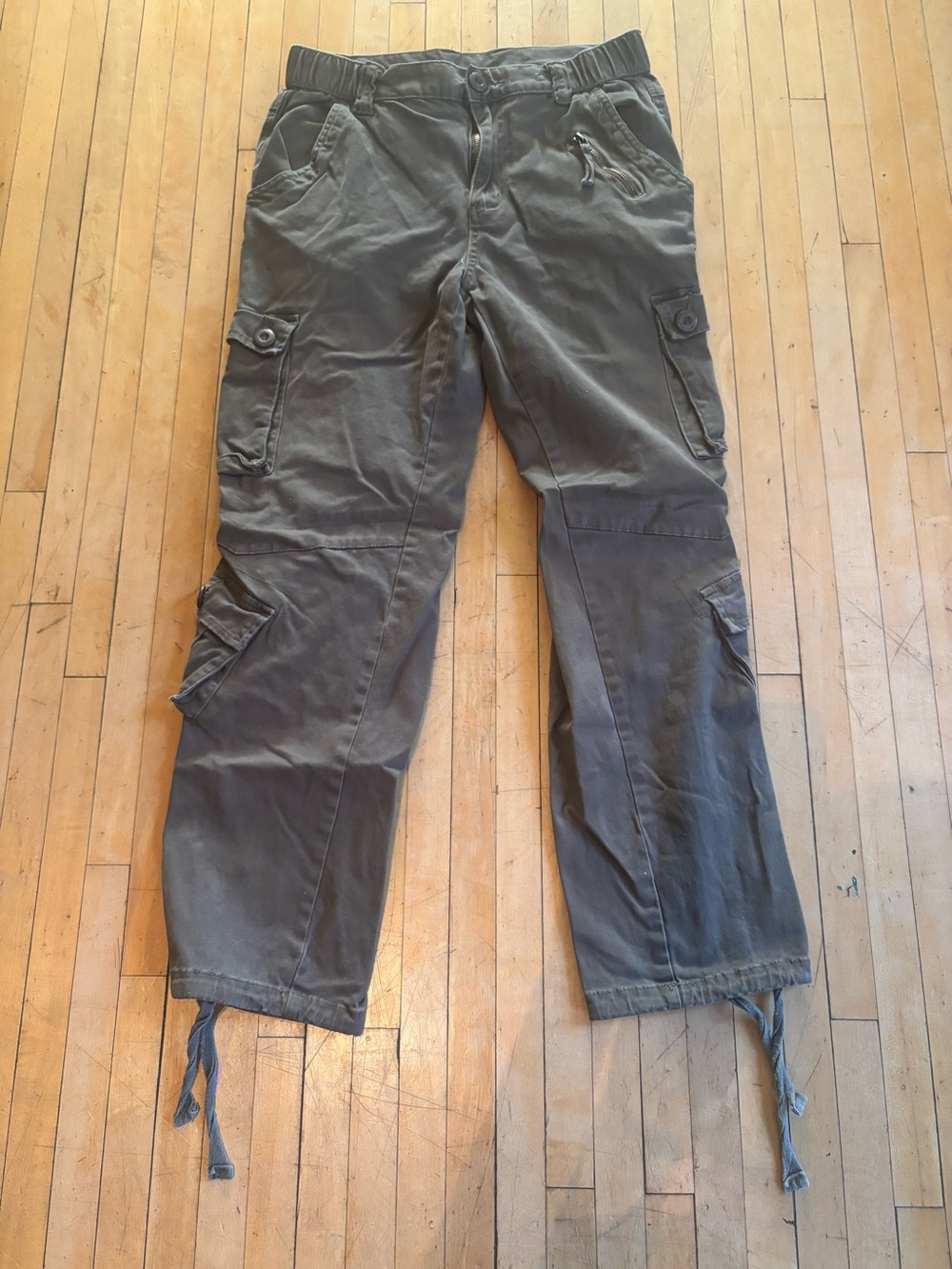 Women’s Cargo Pants in Olive Green - Casual Utility Trousers